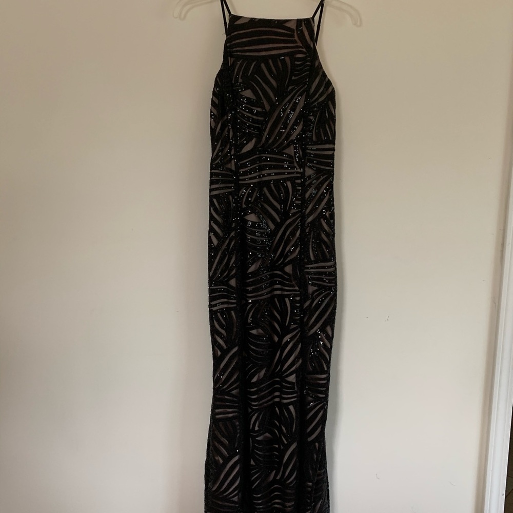 Evening Dress with Sequins